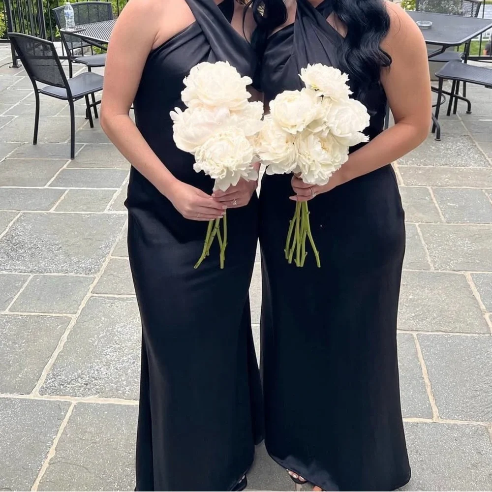 Club London black halter gown - Picture 7 of 10